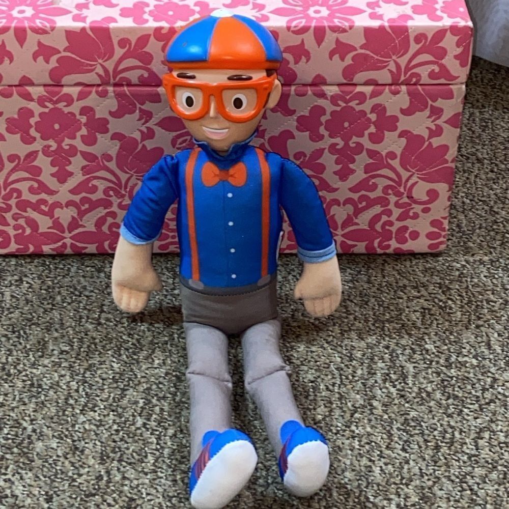 Blippi My Buddy 16 In Talking Doll Plush Toy Soft Body